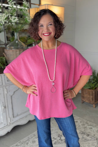 Enroute Top Fuchsia Shirts & Tops Zenana