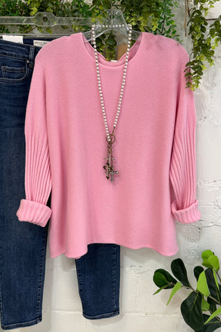 Outer Banks Sweater Pink Sole Luna