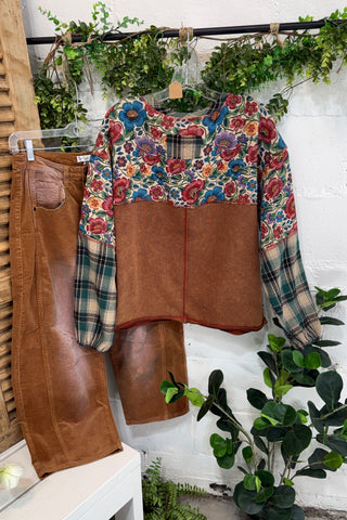 Winslet Top Chestnut by Easel Shirts & Tops Easel