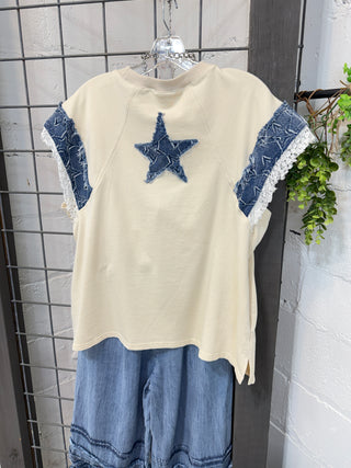 Superstar Natural Shirts & Tops Blue Velvet