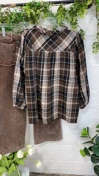 Rowan Top Espresso by Umgee