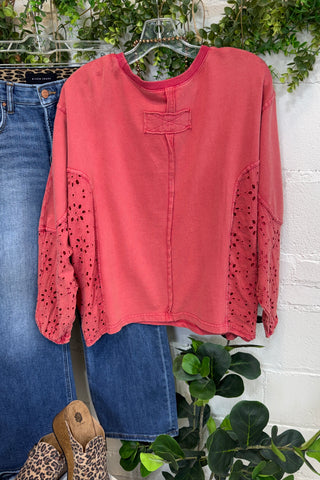 Staci Top Boho Red by Easel