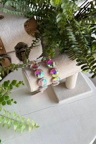 Bedazzled Bracelet Silver AB