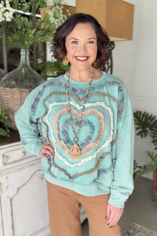 Special Love Mint Sweatshirt Oli & Hali