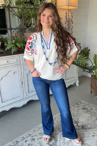 Summer Days Top Cream by Umgee