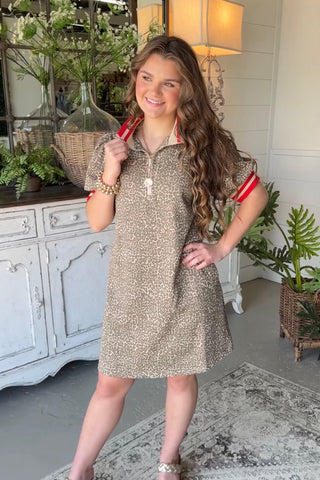 Rosalind Dress Leopard by Jodifl