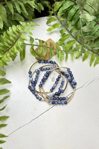 Madge Bracelet Set Blue