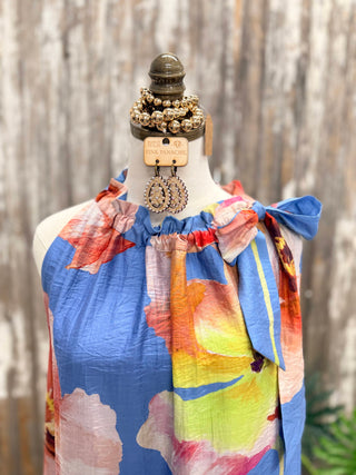 Emma Kate Dress Blue Dresses Glam