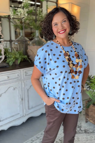 Velma Top Periwinkle