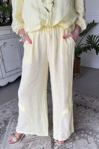 Daisy Jane Pants Yellow Pants Sole Luna