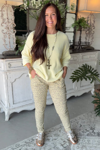 Lovin Leopard Pants Lavender