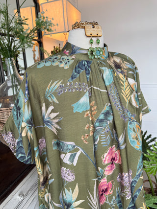 Ricki Top Olive by Umgee RESTOCK Soon Shirts & Tops Umgee