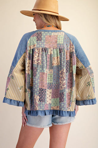 Blue Day Top Denim by Easel