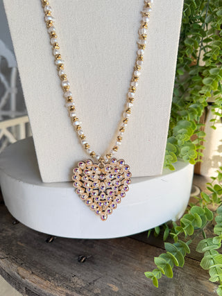 Sweetness Necklace White by Pink Panache Necklaces Pink Panache