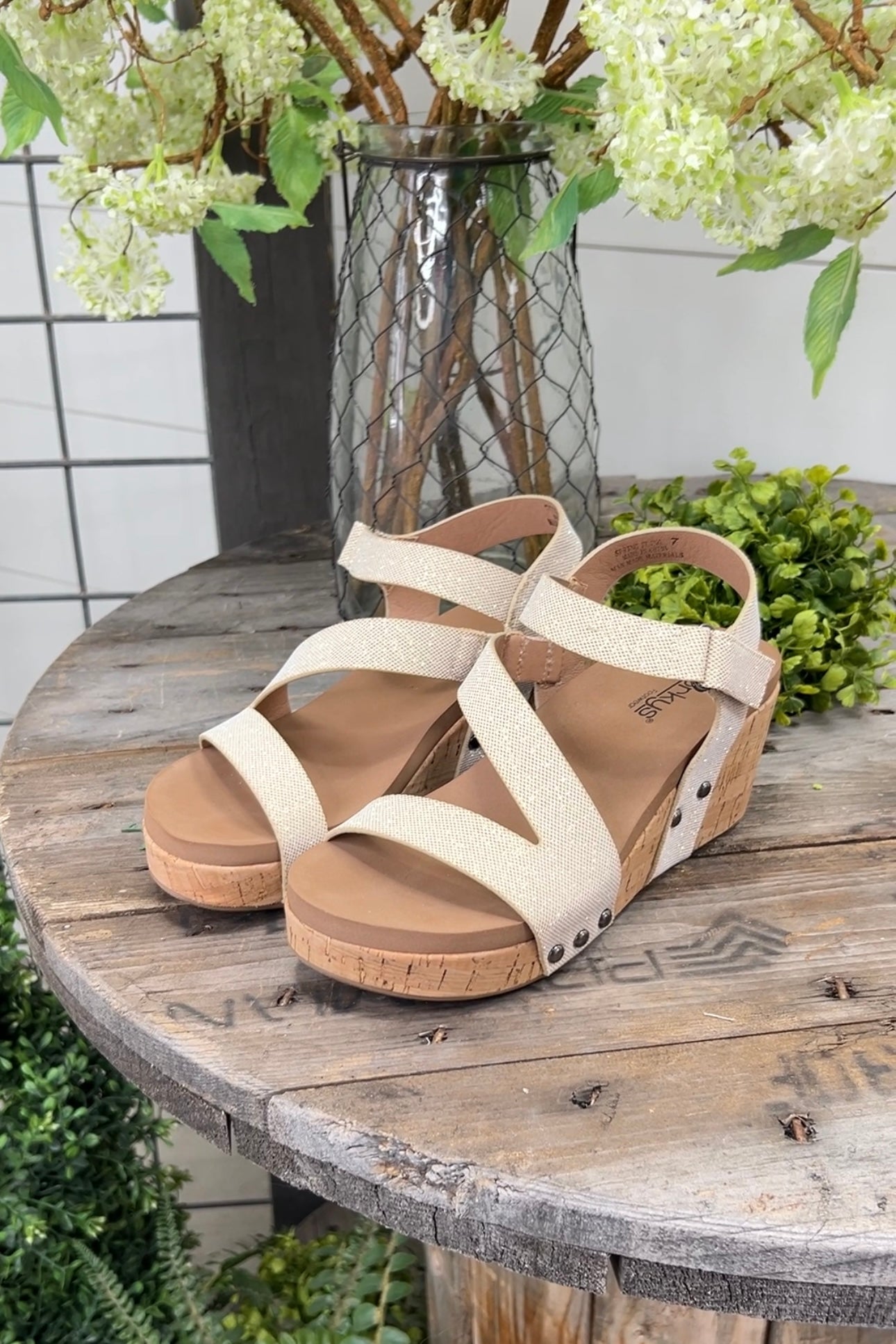 Spring Fling Wedge  Corky's Boutique   
