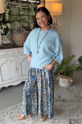 West Coast Sweater Soft Blue