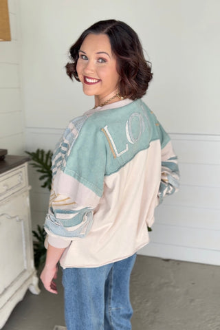 Shuffle Lt Taupe/Cloud Shirts & Tops Oli & Hali