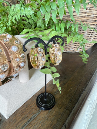 Acadian Earrings Gold Multi Earrings Chic Cool