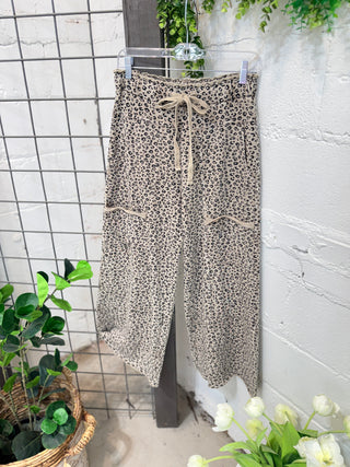 Leopard's Lair Pants Ash Mocha by Easel Pants Easel