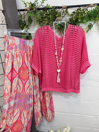 Ava Pants Pink by Umgee