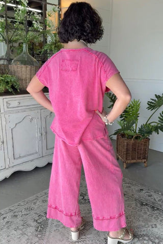 Weekend Getaway Top Hot Pink limited stock Shirts & Tops J Her