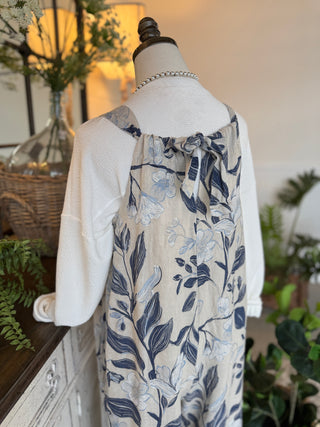 Jensen Jumper Ecru Overalls 111% Lino