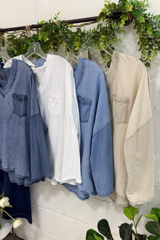 Carson Top Denim