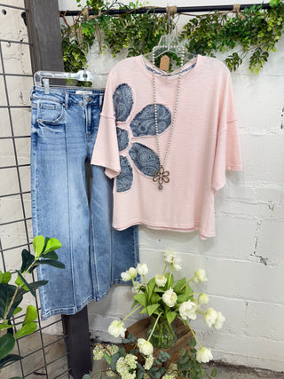 Call My Blush Top by Easel Shirts & Tops Easel