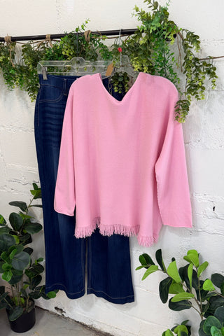 Wells Sweater Pink sweater Sole Luna
