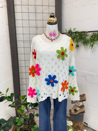 Perennial Sweater Off White Sweater Bibi