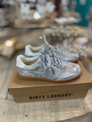 Tropics Braided Metallic Sneakers Silver by Chinese Laundry Shoes Dirty Laundry