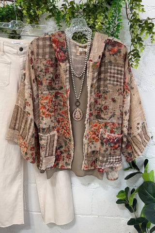 Whoopsie Daisy Top Mocha by POL Clothing