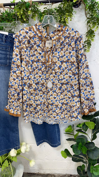 Vestavia Top Brown Mix by Umgee