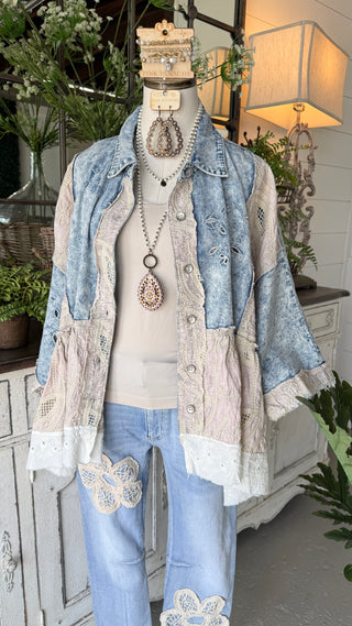 Jimmi Top Denim by POL Clothing
