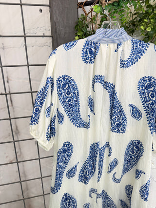 Claudia Dress Blue Mix by Umgee Dresses Umgee