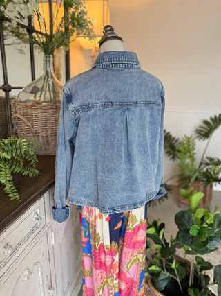 Amber Top Denim Shirts & Tops Blu Pepper