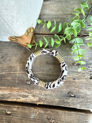 Alluring Bracelet Taupe Leopard Bracelets Avenue T