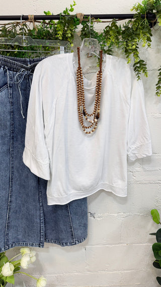 Amari Top White