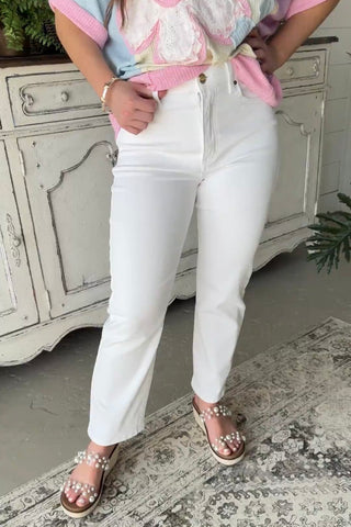 Halle Jeans White by Risen Jeans Risen