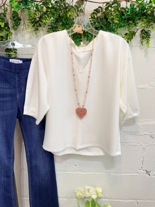 Etta Top Off White by Jodifl Shirts & Tops Jodifl