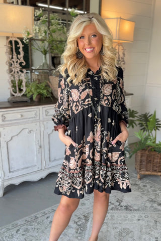 Sandy Dress Black by Umgee Dresses Umgee