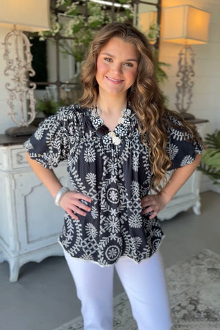 Ruth Top Black
