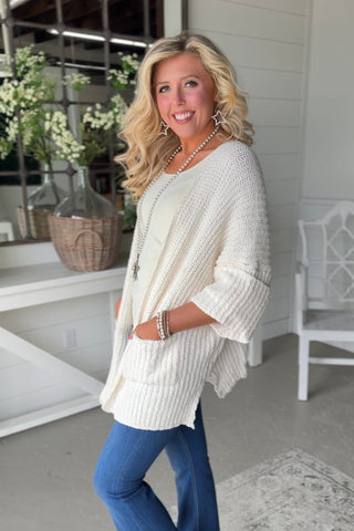 Plush Sweater Cream sweater Pol Clothing