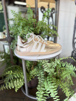 Trackstar Sneakers Gold Metallic Shoes Dirty Laundry