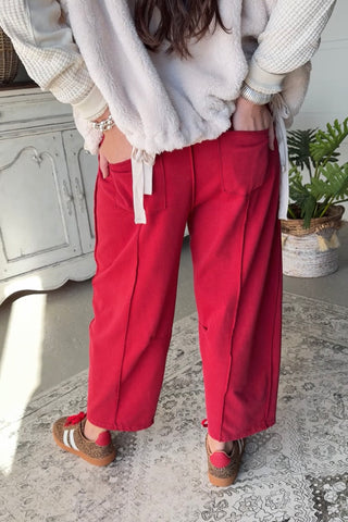 Woodland Pants Dk Red Pants Anniewear