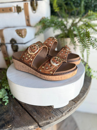 Told You So Sandals Cognac by Corky’s Sandal Corky's Footwear