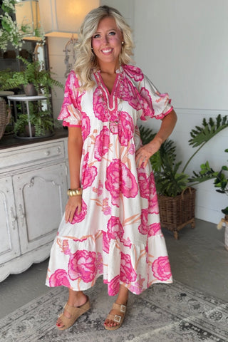 Springtime Long Dress Blue S / Blue Springtime Long Dress Blue S / Blue