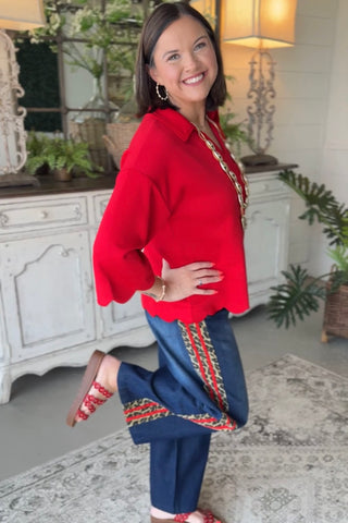 Nevada Red by Jodifl by Jodifl Shirts & Tops Jodifl