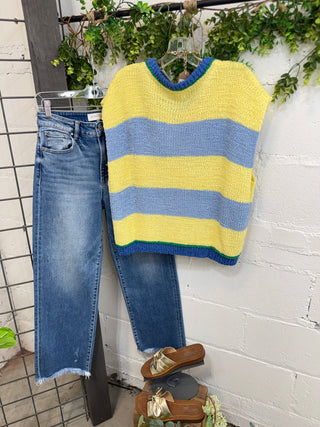 Tightrope Sweater Cloud/Butter by Eesome Sweater eesome
