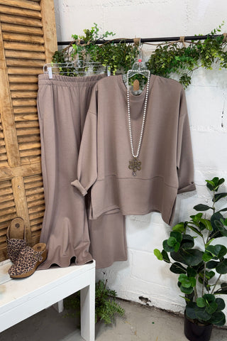 Next Level Pant Set Cocoa